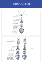 Lolite Mystic Quartz Gemstone Jewelry Set