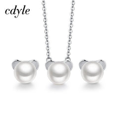 Pearl 925 Sterling Silver Jewelry Sets