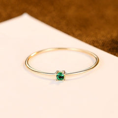Sweet Fashion Emerald Ring