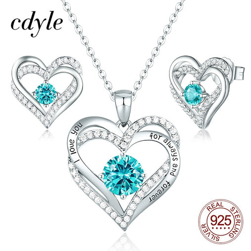 Cdyle Cubic Zirconia Two Heart Shape