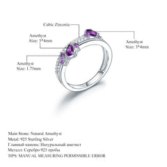 Amethyst Birthstone Ring