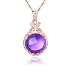Almei Natural Amethyst Gemstone Jewelry Set