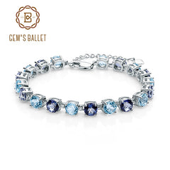 Natural Sky Blue Topaz Mystic Bracelets