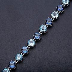 Natural Sky Blue Topaz Mystic Bracelets