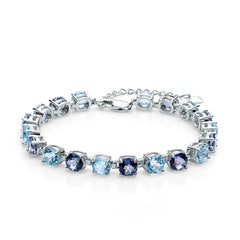 Natural Sky Blue Topaz Mystic Bracelets