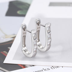 Hoop Geometric Earrings