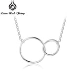 Double Circle Necklace