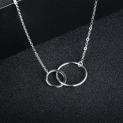 Double Circle Necklace