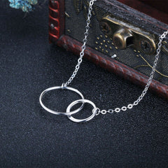 Double Circle Necklace