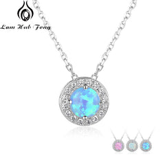 Blue Opal Necklaces