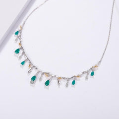 Sky Blue Topaz Gemstone Necklace