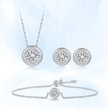 Moissanite Diamond Jewelry Set