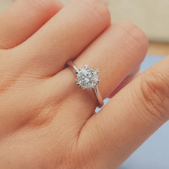 Moissanite Wedding Ring