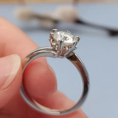 Moissanite Wedding Ring