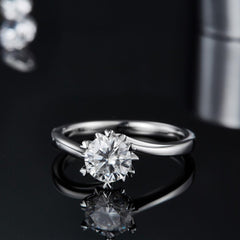 Moissanite Wedding Ring