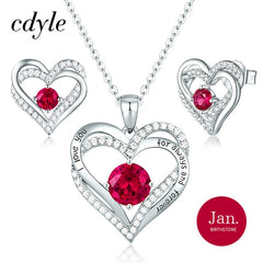 Cdyle Cubic Zirconia Two Heart Shape