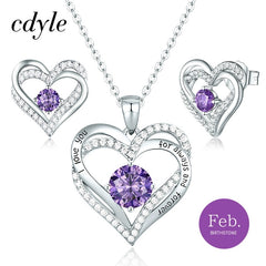 Cdyle Cubic Zirconia Two Heart Shape