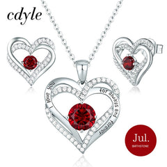 Cdyle Cubic Zirconia Two Heart Shape