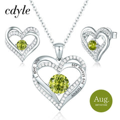 Cdyle Cubic Zirconia Two Heart Shape