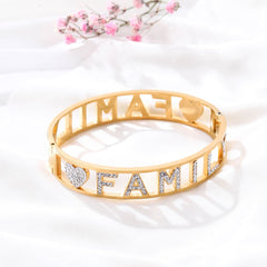 Trendy Girls Gold Color Bracelet Bangle