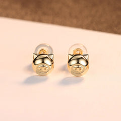 Pig Cute Simple Women's Ear Studs