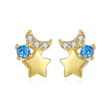 Moon and Stars Set Earrings