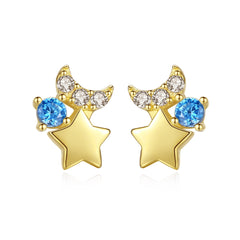 Moon and Stars Set Earrings