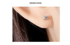 All-match Micro-Inlaid Zircon Women's Ear Studs