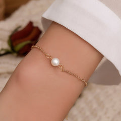 Pearl Chain Bracelet