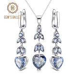 Lolite Mystic Quartz Gemstone Jewelry Set